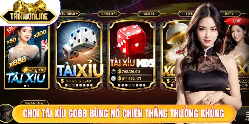 Top 20 App Tài Xỉu Online Uy Tín Nhất Hiện Nay 38 Chơi tài xỉu Go88 bùng nổ tiền thưởng