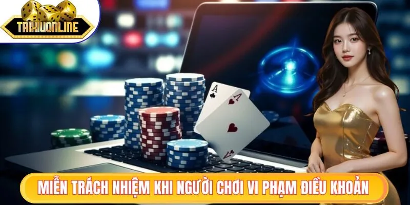 Miễn Trừ Trách Nhiệm 2 Không cần giải quyết sự cố do người chơi vi phạm điều khoản