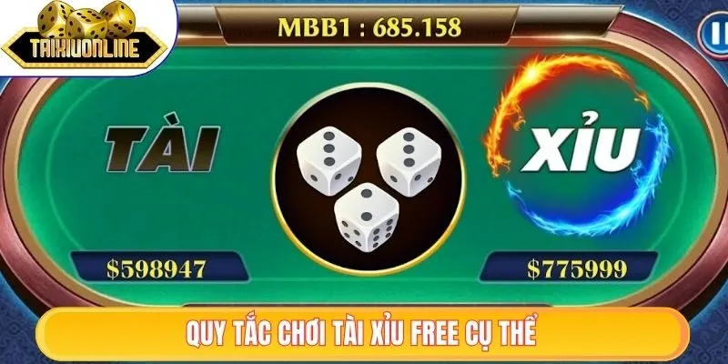 Tài Xỉu Free| Cơ Hội Thắng Lớn, Không Cần Nạp Cược 2025 2 Quy tắc chơi tài xỉu free cụ thể